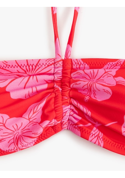 Koton Çiçek Desenli Straplez Bikini Üstü Pembe Desenli 5sak10251mm Pembe Desenli Koton Çiçek Desenli Straplez Bikini Üstü Pembe Desenli 5sak10251mm Pembe Desenli
