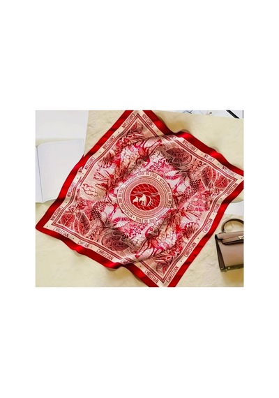 Lilly Cherry Smile Fular Kırmızı Kırmızı