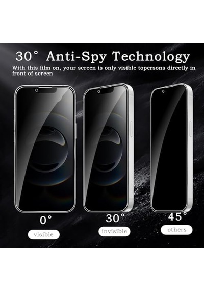 Psr Aksesuar İphone 14 Pro Max Uyumlu Hayalet Ekran Koruyucu - Davin Privacy Seramik Ekran Filmi İphone 14 Pro Max