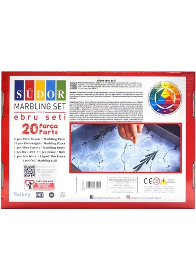 Südor Sd85 Ebru Başlangıç Seti 20 Parça