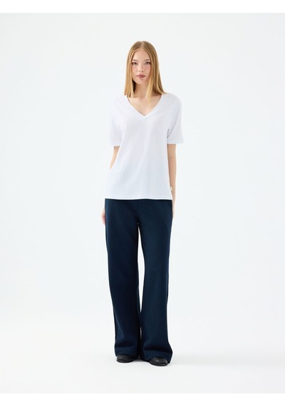 LOFT Regular Fit Kadın Tshirt K.kol Lf2038952 Q1.v1 Beyaz