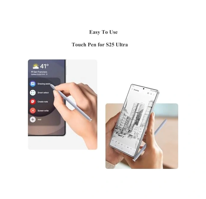 Samsung Galaxy Uyumlu S25 Ultra Kalem Yedek Giriş Kalemi Dokunmatik Stylus Pen Touch İçin Senalstore