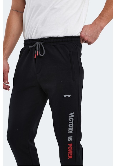 Slazenger Naum I Erkek Cepli Siyah Eşofman Altı Siyah