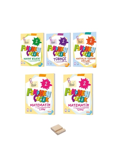 2. Sınıf Matematik 1-2 Türkçe Hayat Bilgisi Ve Tekrar Föyleri 5li Set