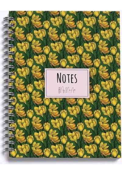 Magnolia-midi 14x20 Çizgili Defter Sarı