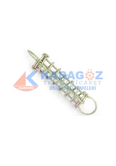 GALVANİZLİ HALAT ESNETME YAYI ÇAP:60MM BOY:320MM