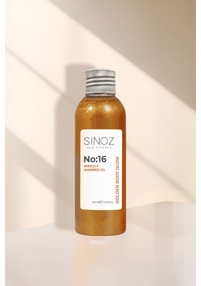 Sinoz No:16 Mucizevi Işıltılı Saç Ve Vücut Bakım Yağı - Parıltılı Nemlendirici Bakım 100 Ml