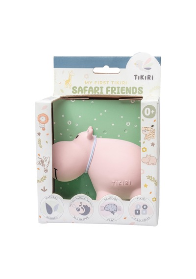 Tikiri Doğal Kauçuk Diş Kaşıyıcılı Oyuncak- Hippo