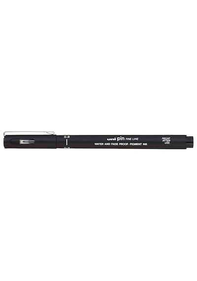 Uni Pin Su Bazlı Teknik Çizim Kalemi Siyah 0.8 Mm
