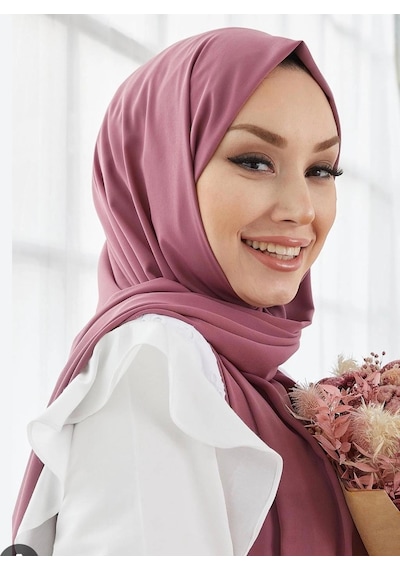 Levidor Medine İpeği Şal Pembe Düz