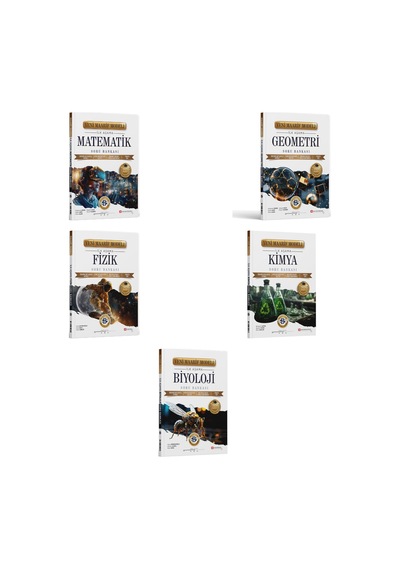 Bilgi Sarmal Üniversiteye Hazırlık Matematik-geometri-fizik-kimya-biyoloji İlk Aşama Maarif Soru Bankası Set 5 Kitap