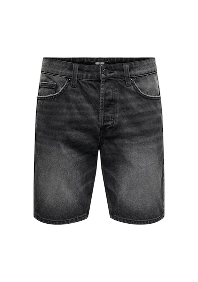 Only & Sons Onsedge Pım Dnm Shorts Box Vd Siyah Cok Renklı