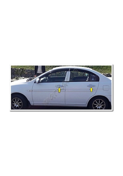 Markadan Hyundai Accent Era Krom Kapı Kolu 4 Kapı Paslanmaz Çelik