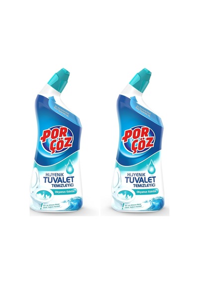 Porçöz Tuvalet Temizleyici Jel Okyanus Esintisi 750 Ml 2li Paket