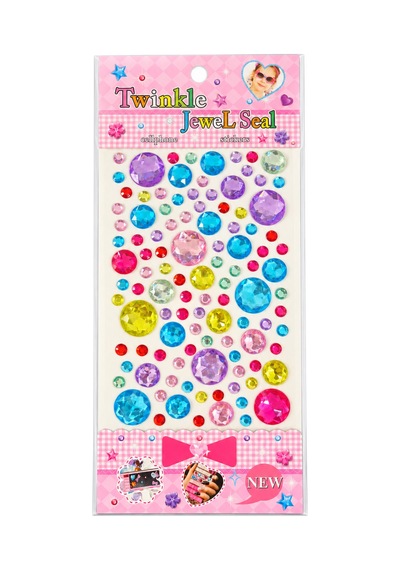 Renkli Taş Rhinestone Sticker Yapışkanlı Saç, Yüz, Tırnak, Vücut Ve Süs Taşı Pembe