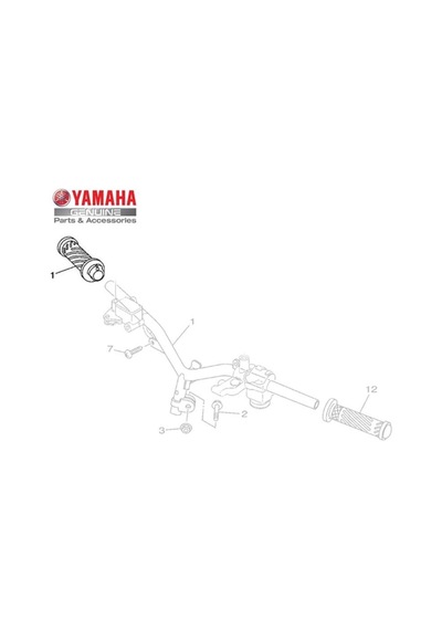 Yamaha Nouva Elcik Sağ Kpl.