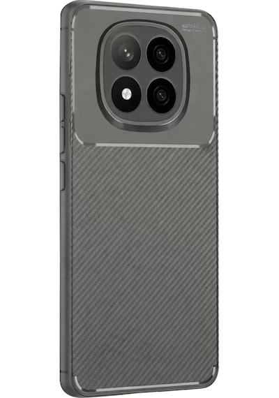 Newface Xiaomi Redmi Note 14 Pro Plus Kılıf Auto Focus Karbon Kapak - Gri