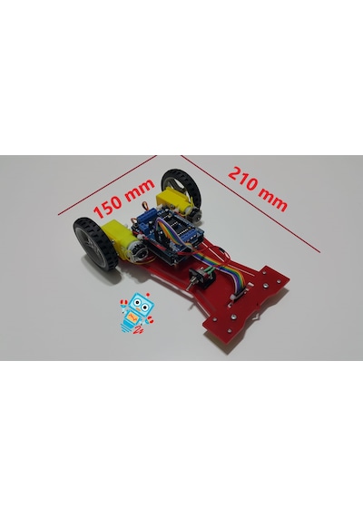 Meb Temel Çizgi İzleyen Robotu - Montajlı 6 Lı