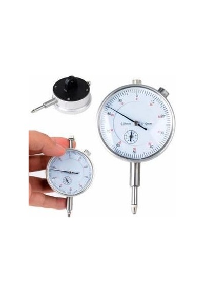 Dw Mekanik Komparatör Tek Saati Kulaksız - Ölçü 0-10 Mm