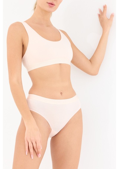 Naphor Touch Pudra Yüksek Bel Slip Külot