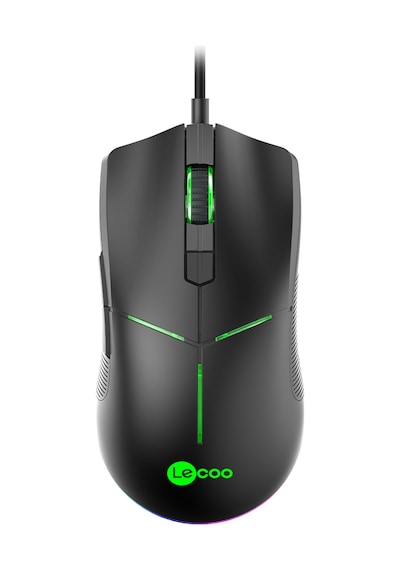 Lecoo MS109 Kablolu 6400DPI 8 Makro Tuşlu RGB Gaming Optik Mouse