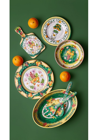 Chiara Alessi Yeşil Melamin Kaşıklık 24 Cm