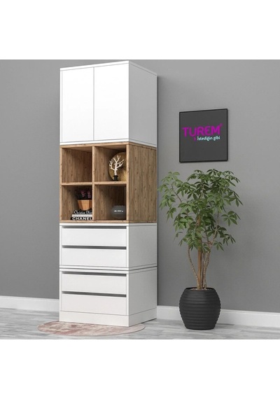 Paris Çok Amaçlı Dolap Mdf Sis Gri Paris Çok Amaçlı Dolap Mdf Sis Gri