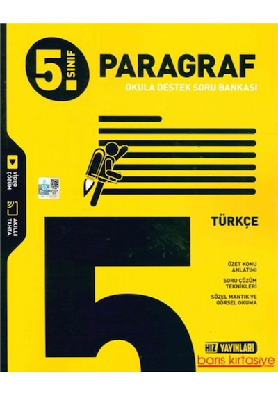 5. Sınıf Türkçe Paragraf Soru Bankası Hız Yayınları