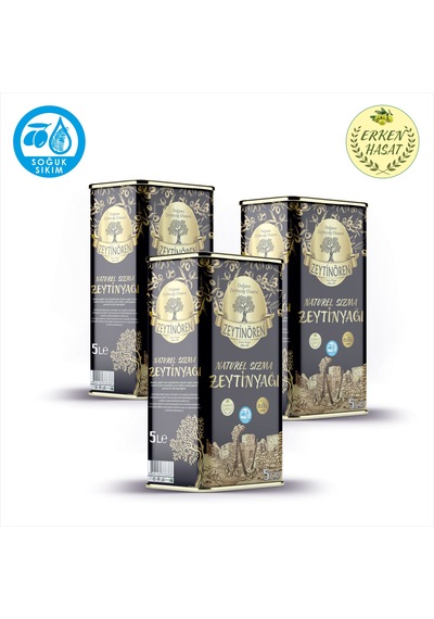 Zeytinören 15 Lt Natürel Sızma Soğuk Sıkım Erken Hasat Zeytinyağı