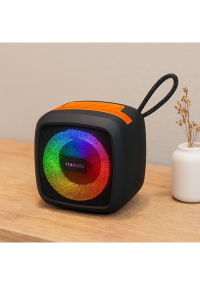 Kablosuz Taşınabilir Bluetooth Hoparlör Işıklı, Usb/tf, 1200mah