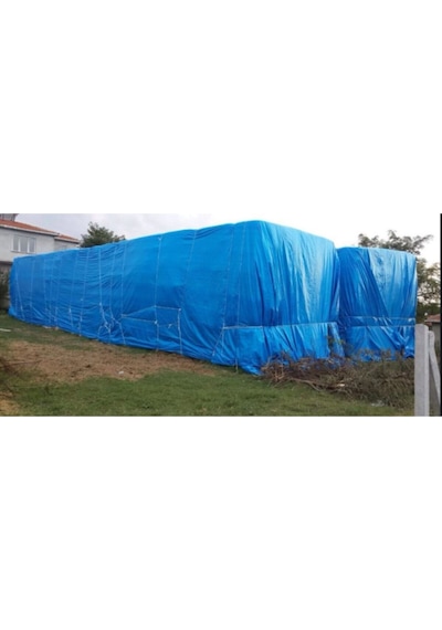 2 Metre X 3 Metre 6m² Çadır Branda Gölgelik Pvc Tente Yağmurluk Pullu Su Kar Geçirmez 2x3 Branda