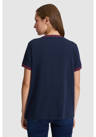 U.S. Polo Assn. U.s. Polo Assn. Kadın Lacivert Tişört Basic 50323449-vr033