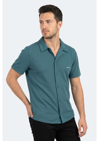 Slazenger Katelın Erkek Petrol Gömlek