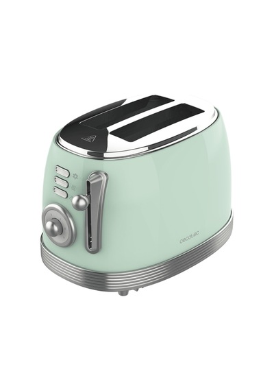 Cecotec Toast Taste 800 Vintage Light Green Retro 850 W Ekmek Kızartma Makinesi