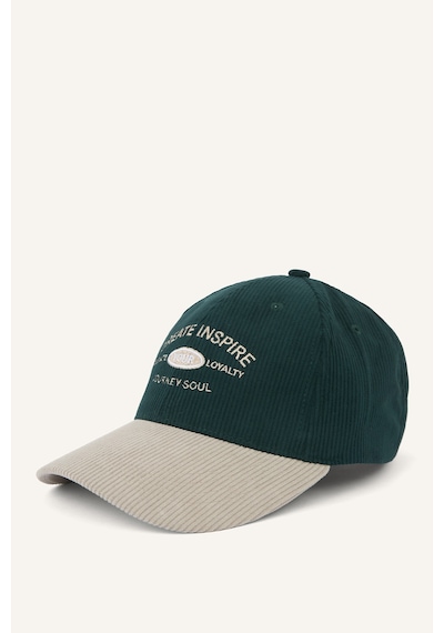 Defacto Erkek Fitilli Kadife Cap Şapka D5483ax26wngn246 Yeşil-gn246