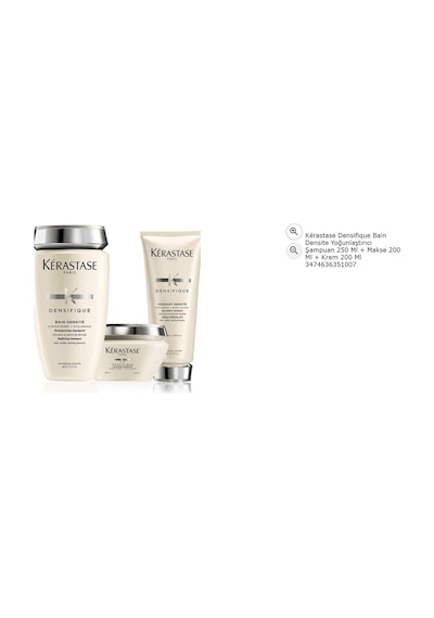 Densifique Bain Densite 250 Ml&masque 200 Ml&fondant 200 Ml
