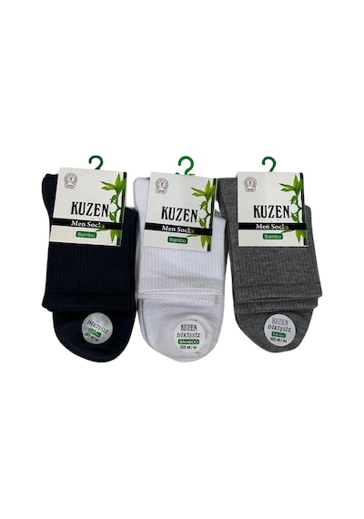 Alfa Aksesuar 03 Kuzen Dikişsiz Yarım Konç Bambu Erkek Çorap 12 Adet ÇoK Renkli Alfa Aksesuar 03 Kuzen Dikişsiz Yarım Konç Bambu Erkek Çorap 12 Adet ÇoK Renkli