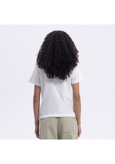 Ellesse Ef445-of Bisiklet Yaka Kadın T-shirt - Kırık Beyaz