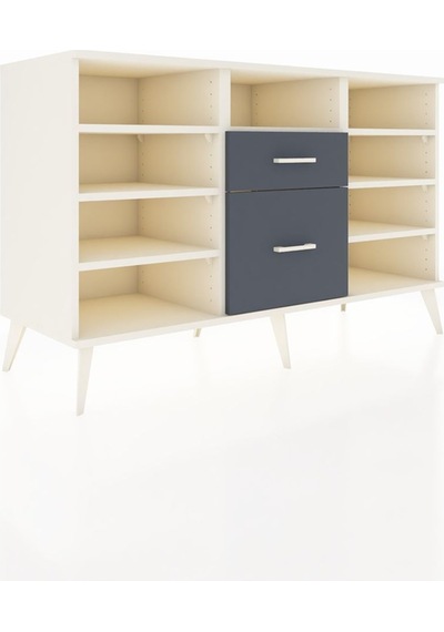 Hyperion Konsol 7 Raflı 2 Çekmeceli 132x44x83 Aytaşı-aytaşı/antrasit Aytaşı/antrasit Hyperion Konsol 7 Raflı 2 Çekmeceli 132x44x83 Aytaşı-aytaşı/antrasit Aytaşı/antrasit