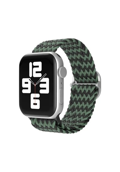 Watch 38mm Star Kordon - Zigzag Yeşil-siyah