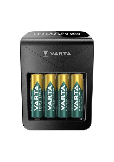 Lcd Plug Charger + 4 Adet 2100 Mah Pil Hediyeli