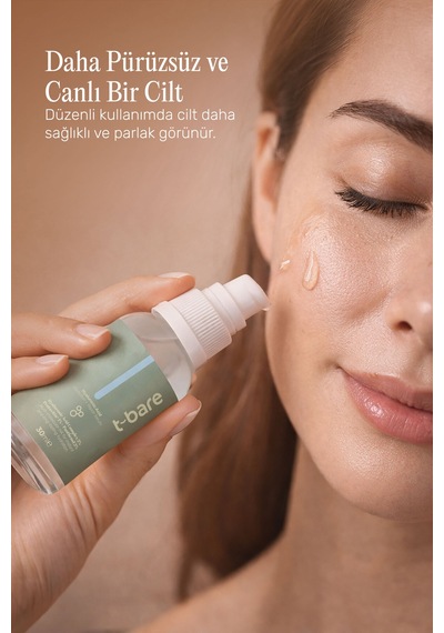 T-bare Hyaluronik Asit Serum 30ml – Yoğun Nem, Cilt Dolgunlaştırıcı Yüz Serumu