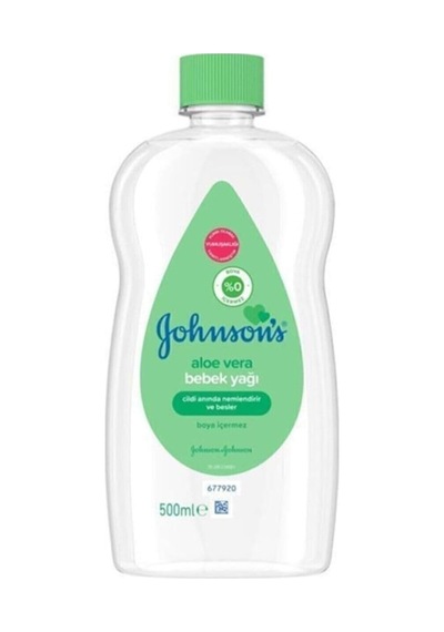 Johnson &amp Johnson Baby Bebek Yağı Aloe Vera 500 Ml