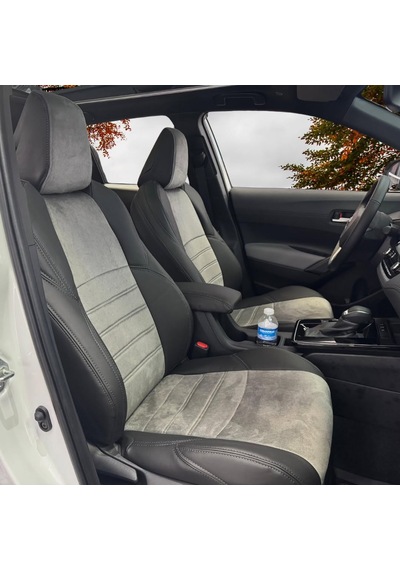 Toyota Corolla Cross Uyumlu Araca Özel Oto Koltuk Kılıfı 158528 Siyah-füme