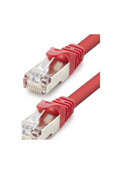 Cat7 Ethernet Patch Kablosu 10 Gbps 600 Mhz 60 Cm - Kırmızı Hdx5106 Evimdeyokyok