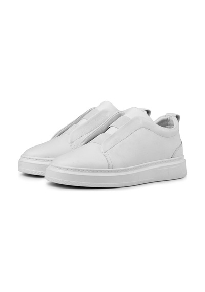 Espo Erkek Hakiki Deri Sneaker, Lastikli Sneaker, Hakiki Deri Sneaker, Erkek Sneaker