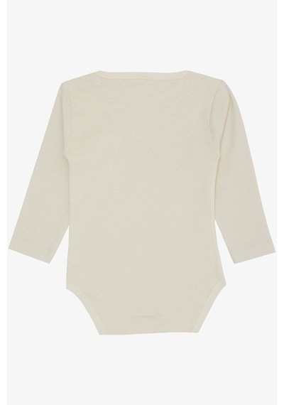 Breeze Kız Bebek Çıtçıtlı Zıbın Body Kalpli Uğur Böceği Baskılı 9 Ay-3 Yaş, Ekru-ekru Ekru