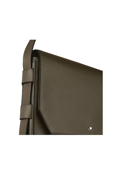 Montblanc Sartorial Deri Postacı Çantası 221580 Kahverengi