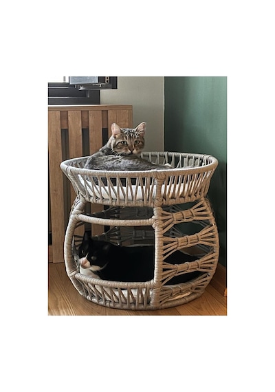 Çift Katlı Kedi Yatağı