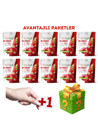 Freeze Dried Elma Dilimleri 10'lu Paket 20 G
